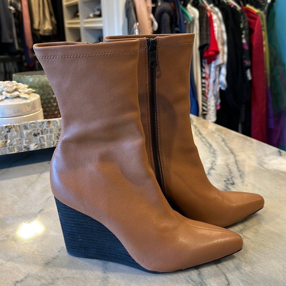Rag and Bone Phoenix Wedge Tobacco size 8